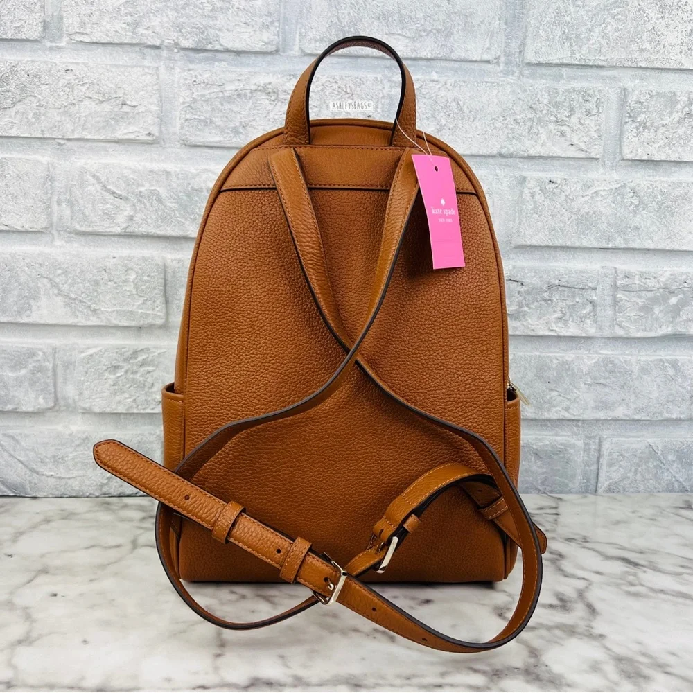 Kate Spade Leila Dome Backpack In Warm Gingerbread - Picture 4 of 10